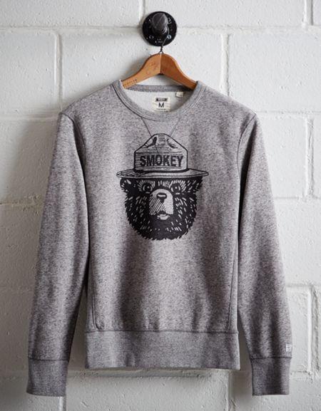 Tailgate Men's Smokey The Bear Sweatshirt