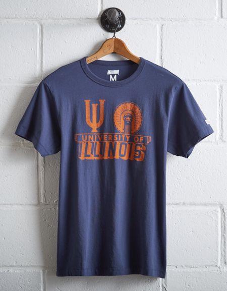Tailgate Men's University Of Illinois T-shirt