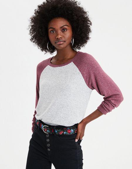 American Eagle Outfitters Ae Soft & Sexy Plush Jegging Crew