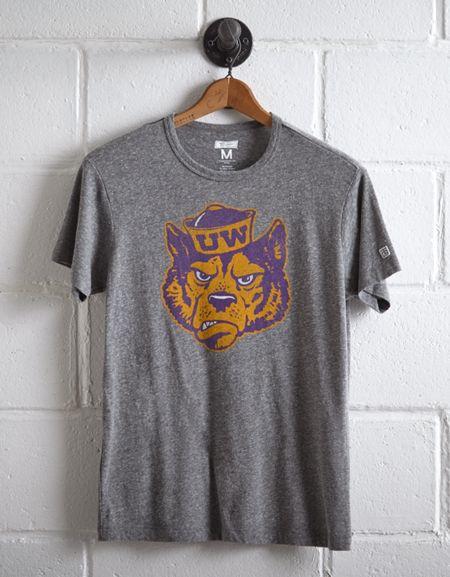Tailgate Men's Uw Huskies Mascot T-shirt