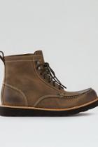 American Eagle Outfitters Ae Leather Lumber Up Boot