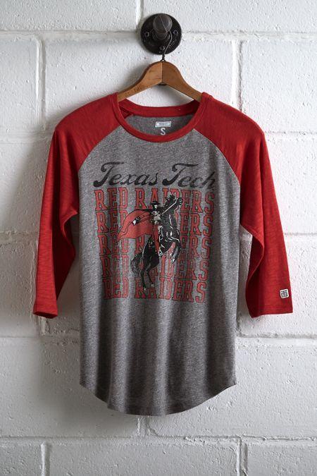 Tailgate Women's Texas Tech Red Raiders Raglan