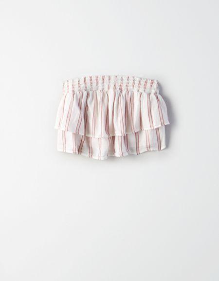 American Eagle Outfitters Ae Double Overlay Tube Top