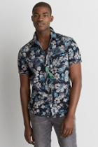 American Eagle Outfitters Ae Camp Collar Oxford Shirt