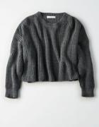 American Eagle Outfitters Don't Ask Why Chunky Crop Sweater