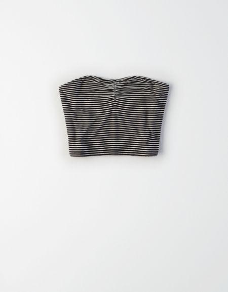 American Eagle Outfitters Ae Scrunch Front Tube Top