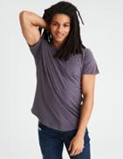 American Eagle Outfitters Ae Longline Slub Pocket T-shirt