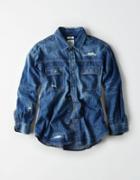 American Eagle Outfitters Atelier & Repairs X Ae Denim Overshirt