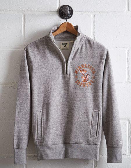 Tailgate Men's Minnesota Half-zip Fleece Popover