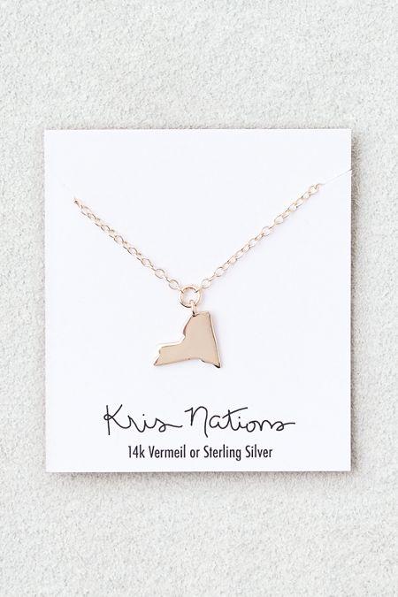 American Eagle Outfitters Kris Nations State Charm Bracelet