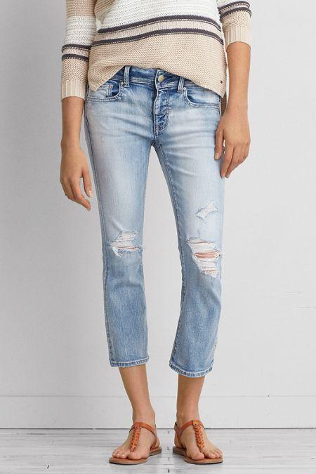 American Eagle Outfitters Ae Denim X Kick Crop Jean