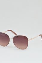 American Eagle Outfitters Ae Metal Square Sunglasses