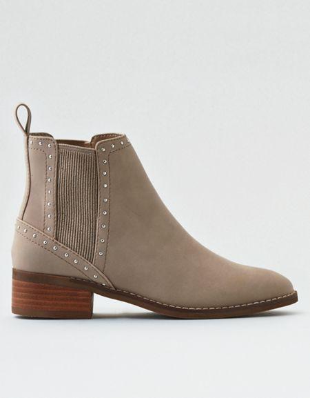American Eagle Outfitters Ae Double Gore Flat Studded Boot