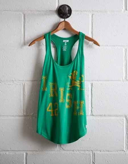 Tailgate Women's Notre Dame Racerback Tank