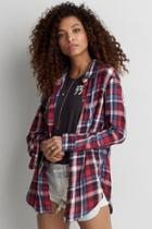 American Eagle Outfitters Ae Oversized Flannel Shirt