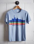 Tailgate Men's Nyc Rainbow Skyline T-shirt