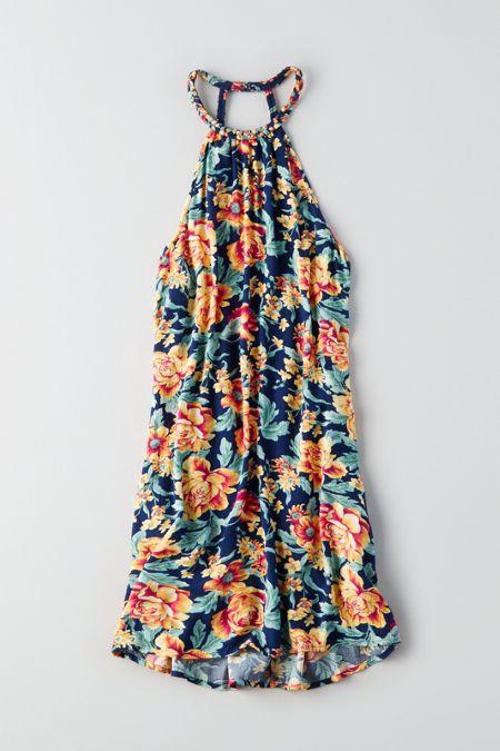 American Eagle Outfitters Ae Braided Back Dress