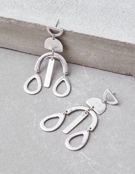 American Eagle Outfitters Ae Silver Drop Earring