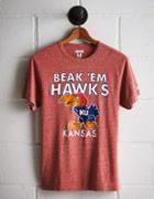 Tailgate Men's Kansas Beak 'em T-shirt