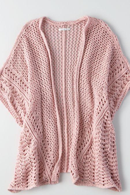 American Eagle Outfitters Ae Open Stitch Cardigan
