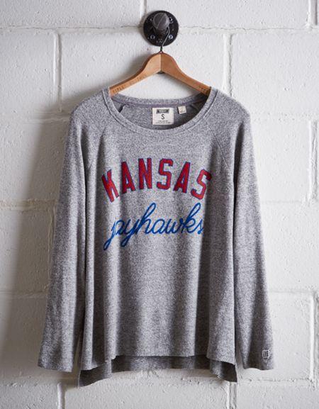 Tailgate Women's Kansas Plush Tee