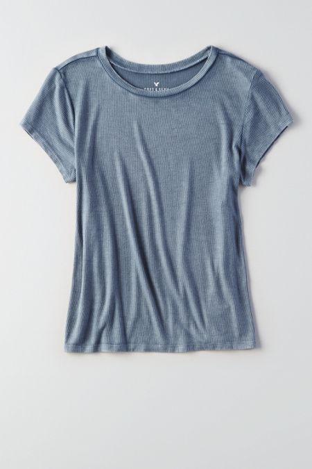 American Eagle Outfitters Ae Soft & Sexy Ribbed Tomgirl T-shirt