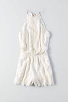 American Eagle Outfitters Ae Zig Zag Eyelet Romper