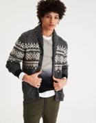 American Eagle Outfitters Ae Snowflake Shawl Cardigan