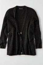 American Eagle Outfitters Ae Ribbed Snap Button Cardigan