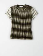 American Eagle Outfitters Don't Ask Why Combo Stripe T-shirt