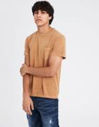American Eagle Outfitters Ae Garment Dyed Heather Pocket T-shirt