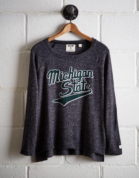 Tailgate Women's Michigan State Plush Tee