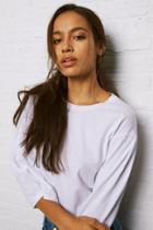 American Eagle Outfitters Don't Ask Why Pleat-sleeve T-shirt
