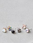 American Eagle Outfitters Ae Large Stone Stud Earrings 6-pack
