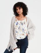 American Eagle Outfitters Ae Fringe Cardigan