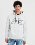 American Eagle Outfitters Ae Zipper Hem Graphic Hoodie