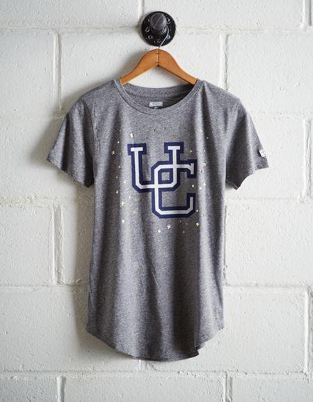 Tailgate Women's Connecticut Foil Star T-shirt