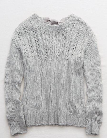 Aerie Open Back Sweater