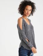 American Eagle Outfitters Ae V-neck Open Sleeve Pullover