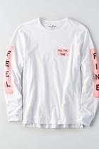 American Eagle Outfitters Ae Long Sleeve Feel Fine T-shirt
