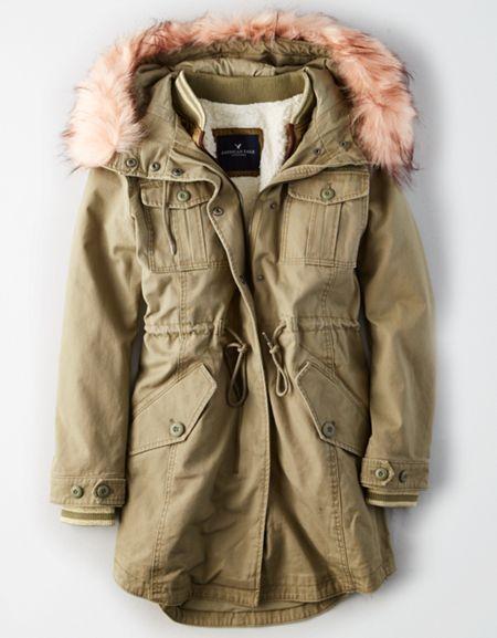 American Eagle Outfitters Ae 2-in-1 Convertible Parka