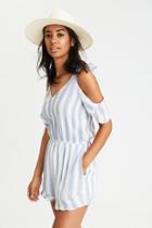 American Eagle Outfitters Ae Tie Shoulder Romper