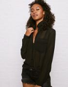 American Eagle Outfitters Don?t Ask Why Chiffon Blouse
