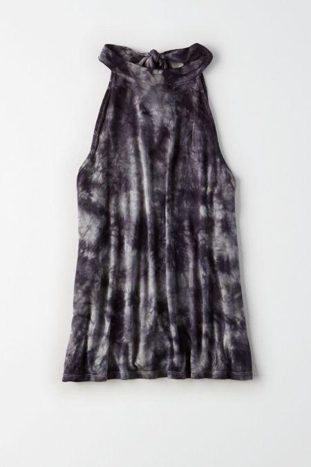 American Eagle Outfitters Ae Soft & Sexy Keyhole-back Tank