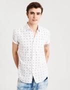 American Eagle Outfitters Ae Printed Oxford Button-down Shirt