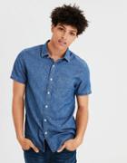 American Eagle Outfitters Ae Chambray Buttondown Shirt