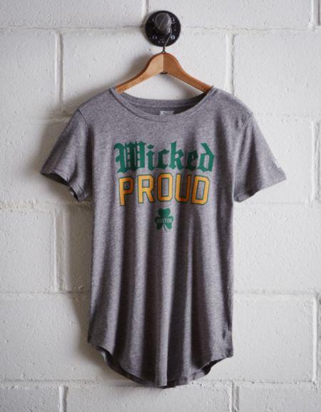 Tailgate Women's Wicked Proud Boston T-shirt
