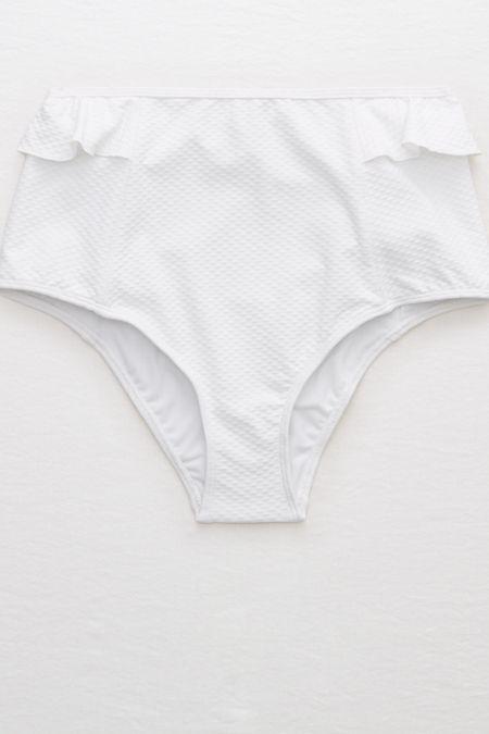 Aerie Pretty Texture Hi-rise Bikini Bottom