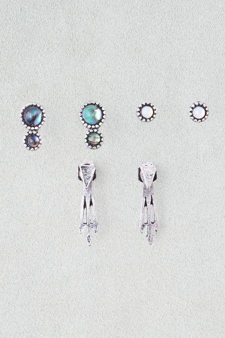 American Eagle Outfitters Ae Ear Jackets And Circle Studs