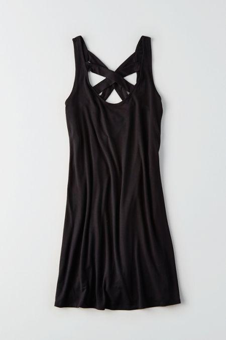American Eagle Outfitters Ae Soft & Sexy Cross-back Dress
